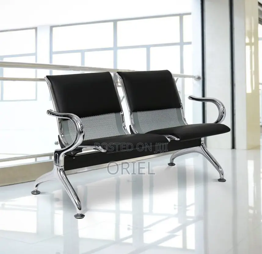 Reception Benches:- Padded 2 Seater Reception Waiting Bench