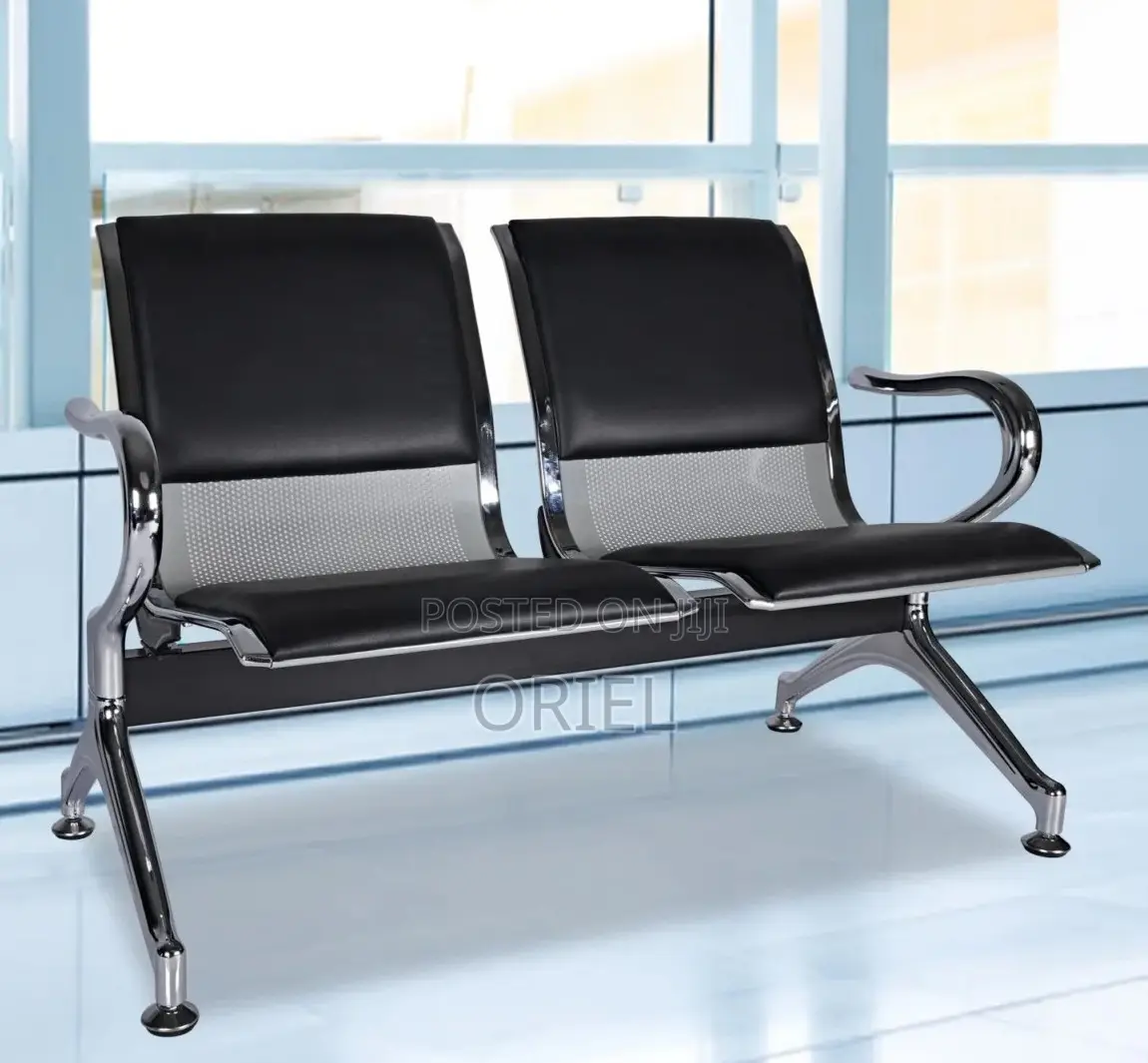 Reception Benches:- Padded 2 Seater Reception Waiting Bench