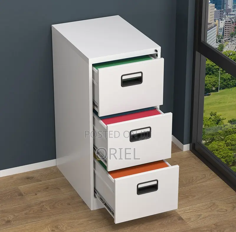Storage Cabinets:- Office 3 Drawer Lockable Storage Cabinet