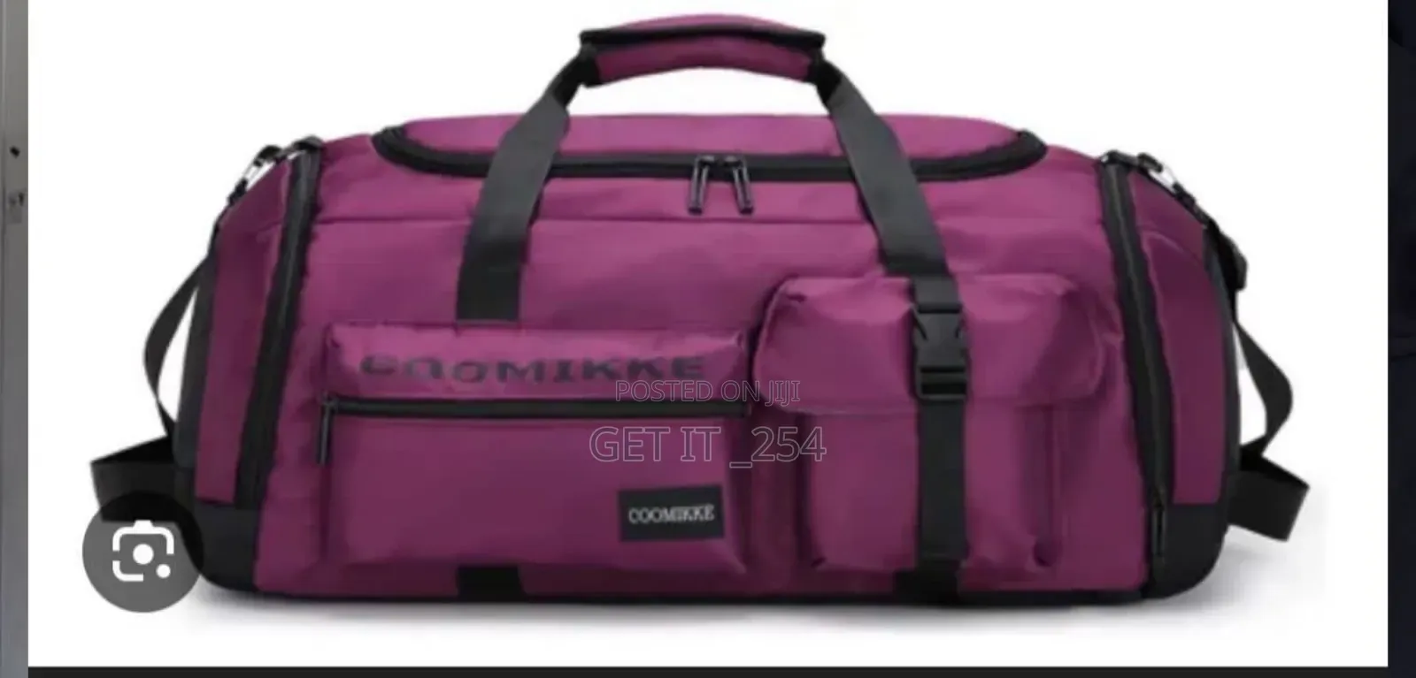  Restocked  Multi-Functional Travel Gym Bag
 Spacious With