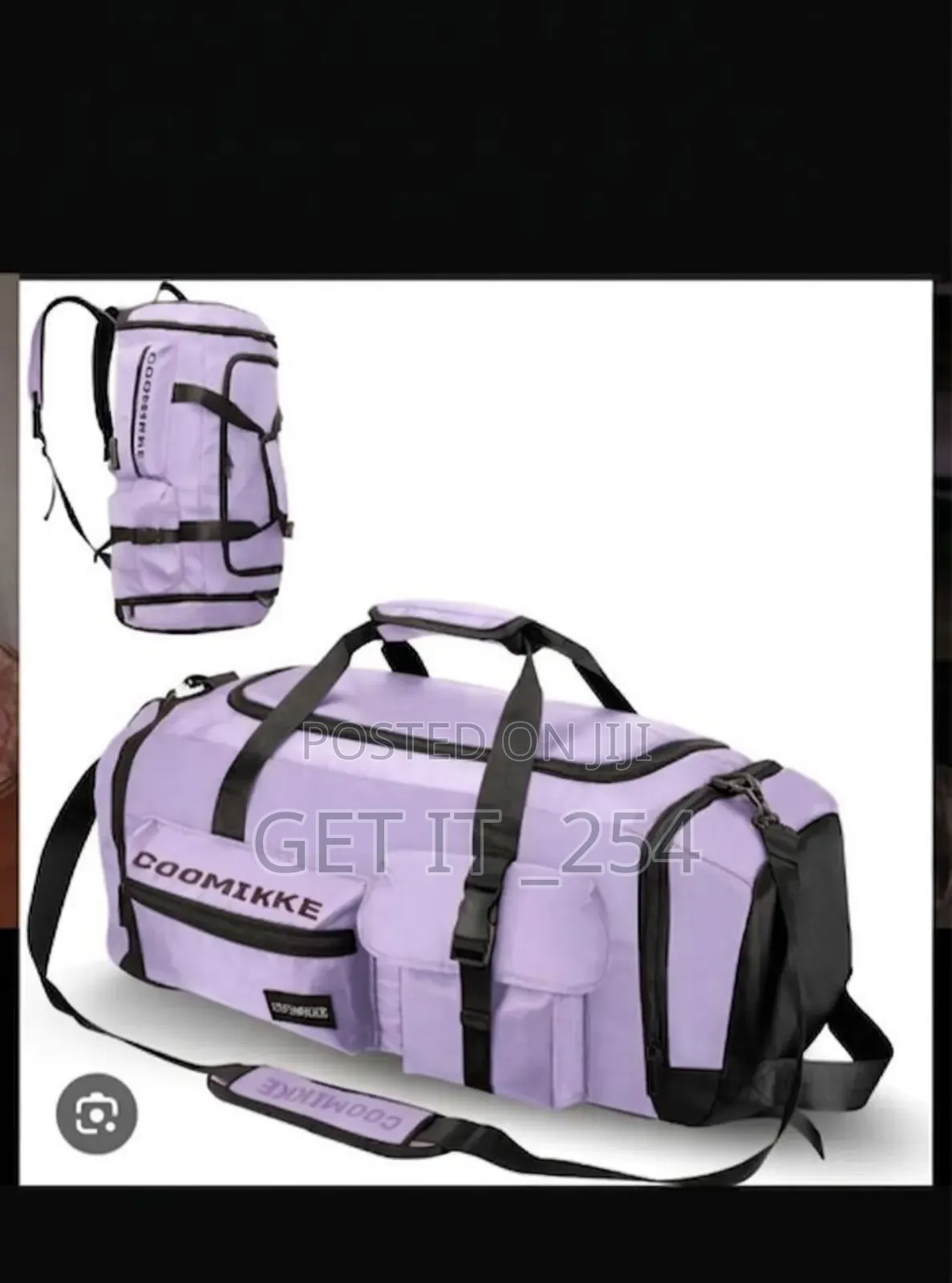  Restocked  Multi-Functional Travel Gym Bag
 Spacious With