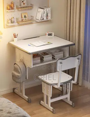 Kids Furniture:- Children Homework Study Desk With Chair