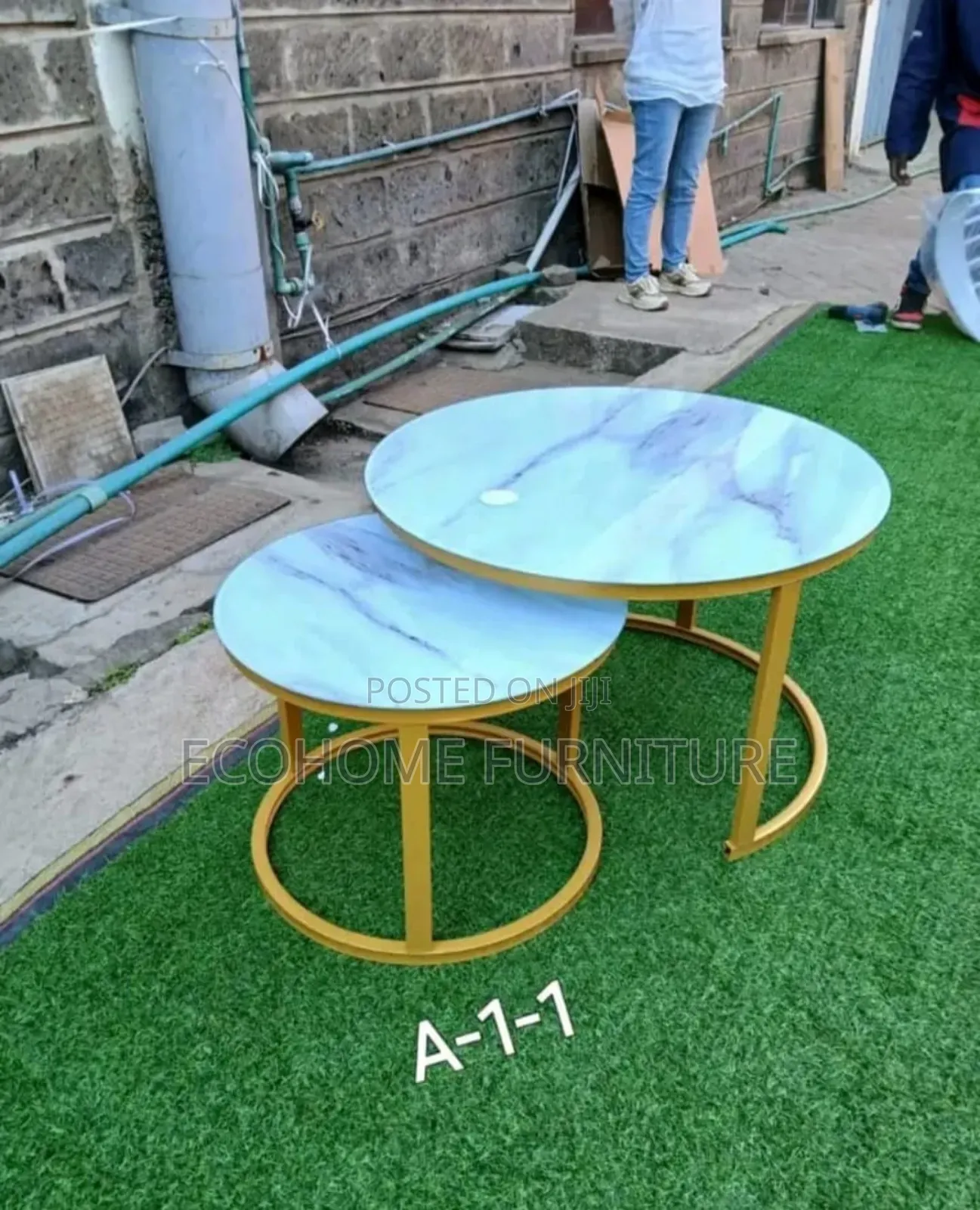 Glass Nesting Coffee Table 2-in-1