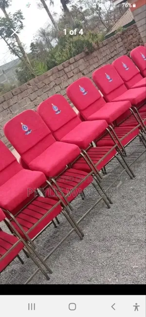 Unique Church Chairs With a Mesh for Your Bibles and Other Belongings