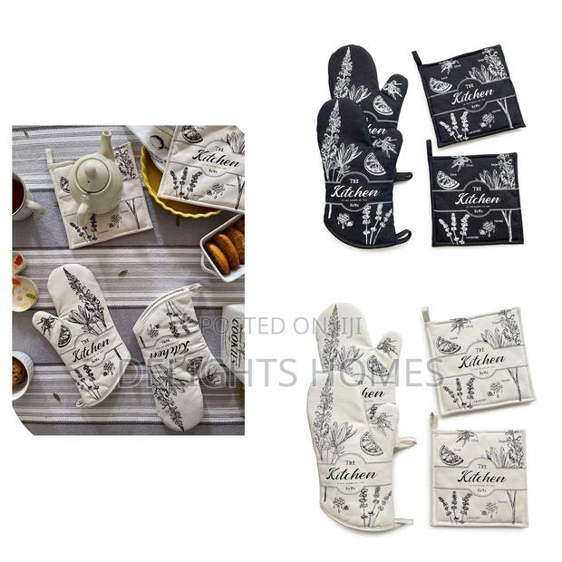 Kitchen Glove Pot Holder Set-Ex