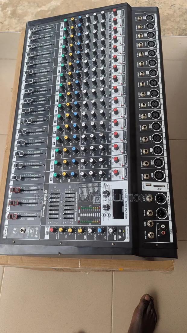 16 Channels Yamaha Powered Mixer Usb and Bluetooth Enabled 2000w Power - thumbnail 2