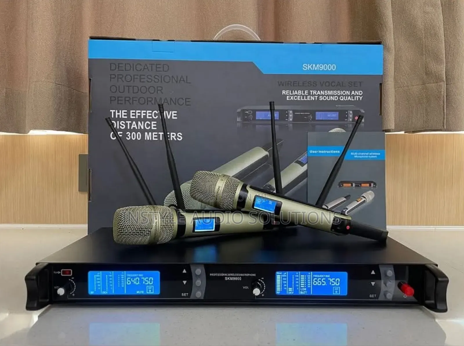 Original Senneizer Skm9000 300 Meters Frequency Range Wireless