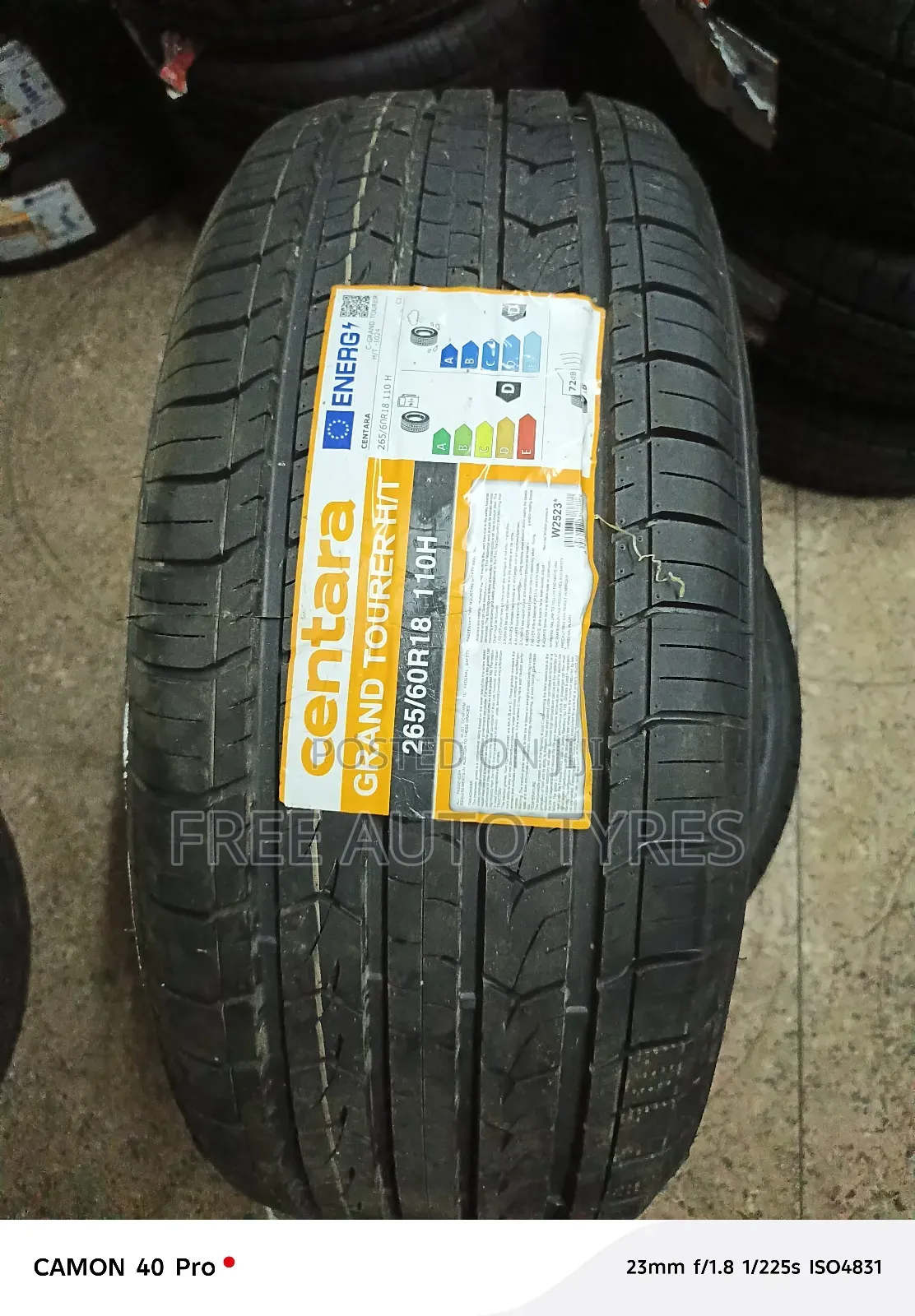 265/60r18 Centara