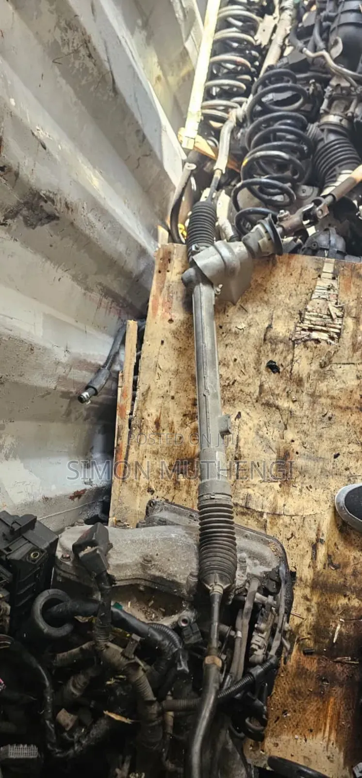 Clean Nissan Xtrail Steering Rack