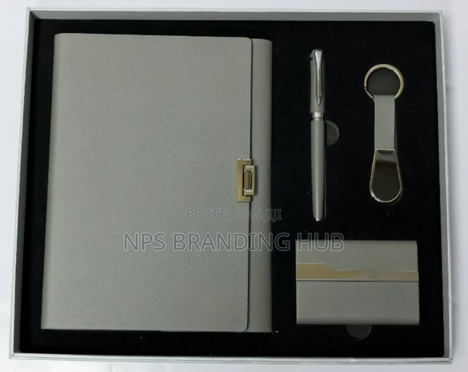 4-in-1 Business Gift Set Features a Notebook,Pen, Keyholder,Cardholder