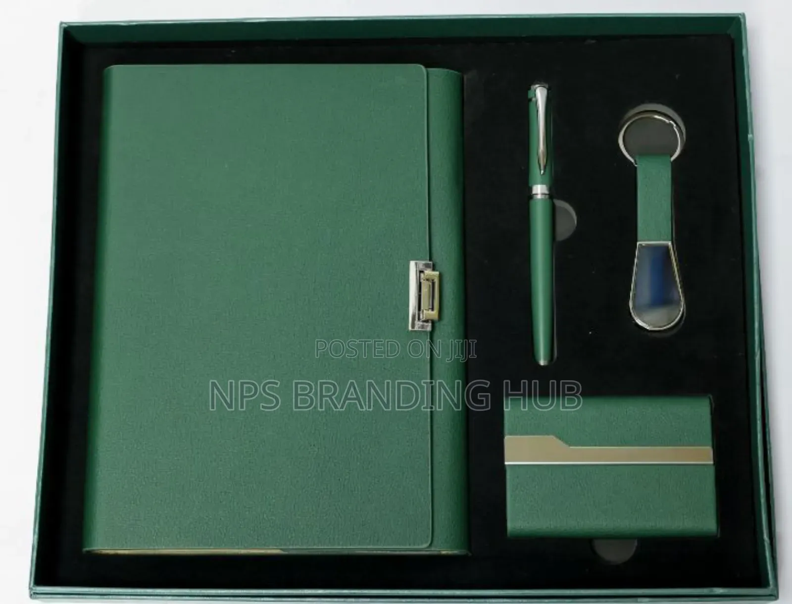 4-in-1 Business Gift Set Features a Notebook,Pen, Keyholder,Cardholder