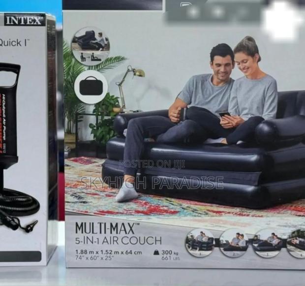 *Inflatable Sofa Bed-With Manual* *Pump 