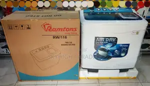 *Ramtons Washing Machine Twin Tub 10kg With Air Dryer*