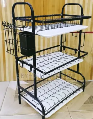 *3 Tier High Quality Carbon Steel Dish Rack