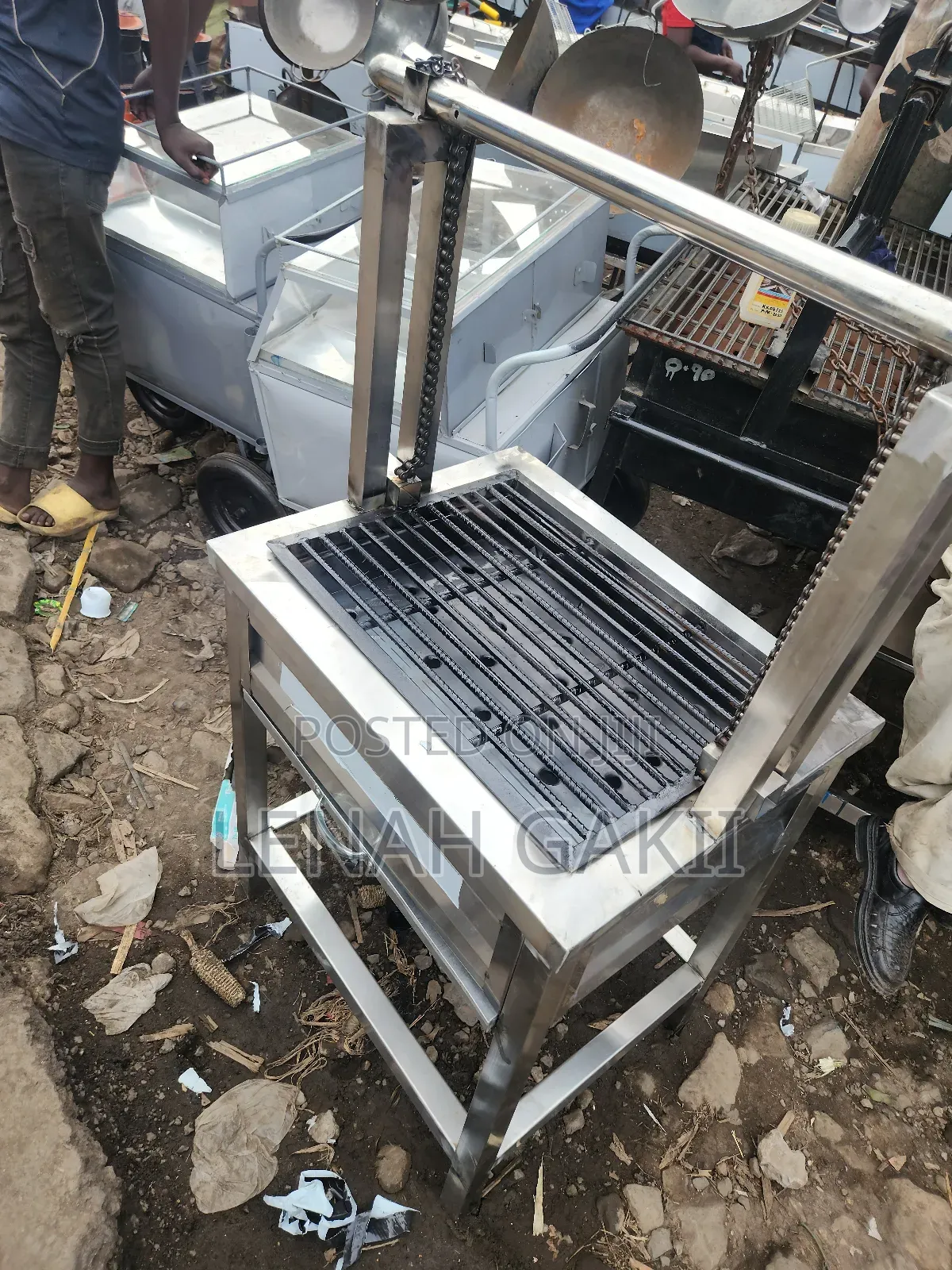 Stainless Steel Charcoal Grill