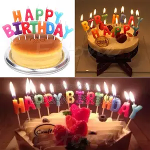Happy Birthday Letter Candle