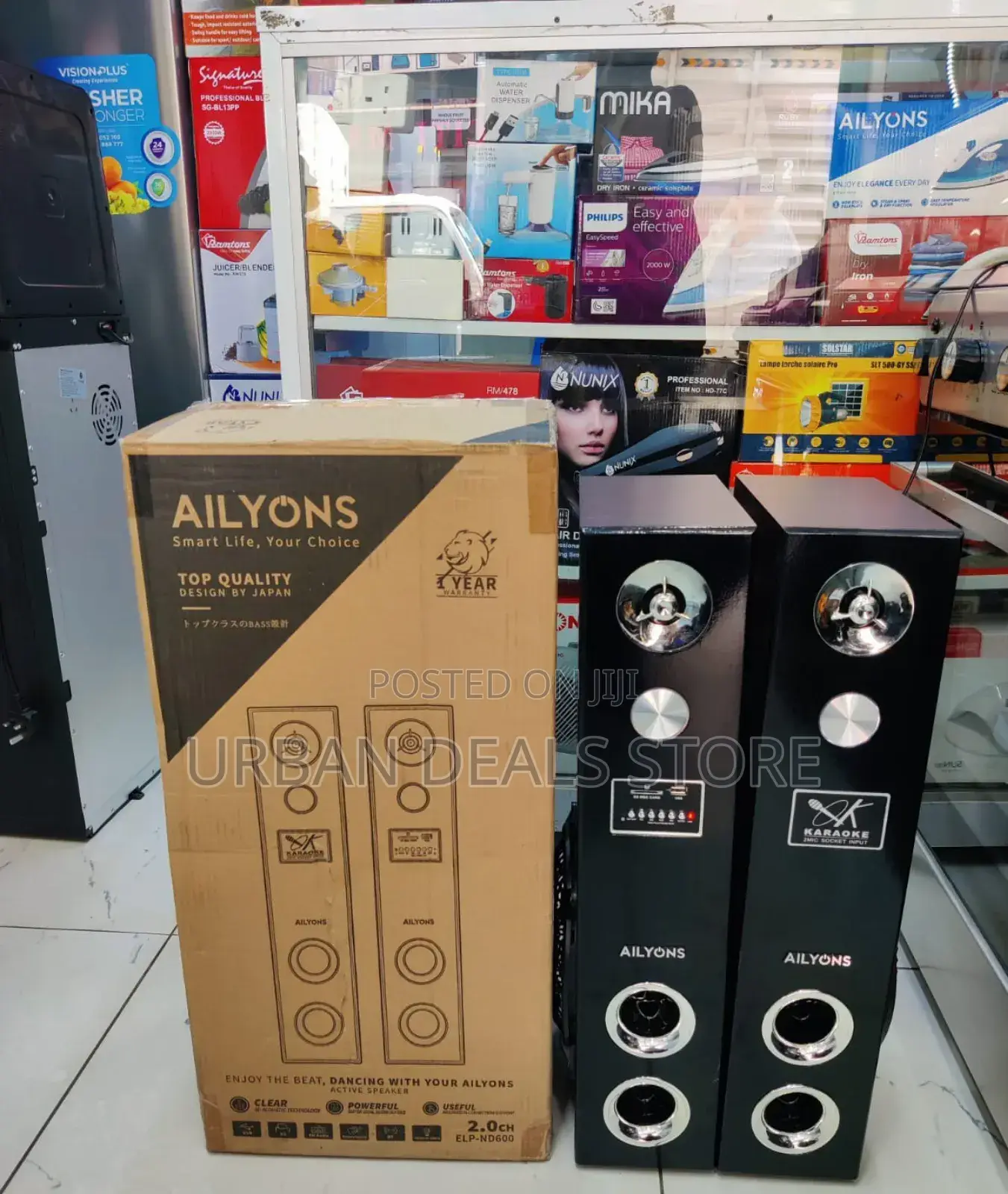 Ailyons Double Speaker Elp Nd600 With Deep Bass
