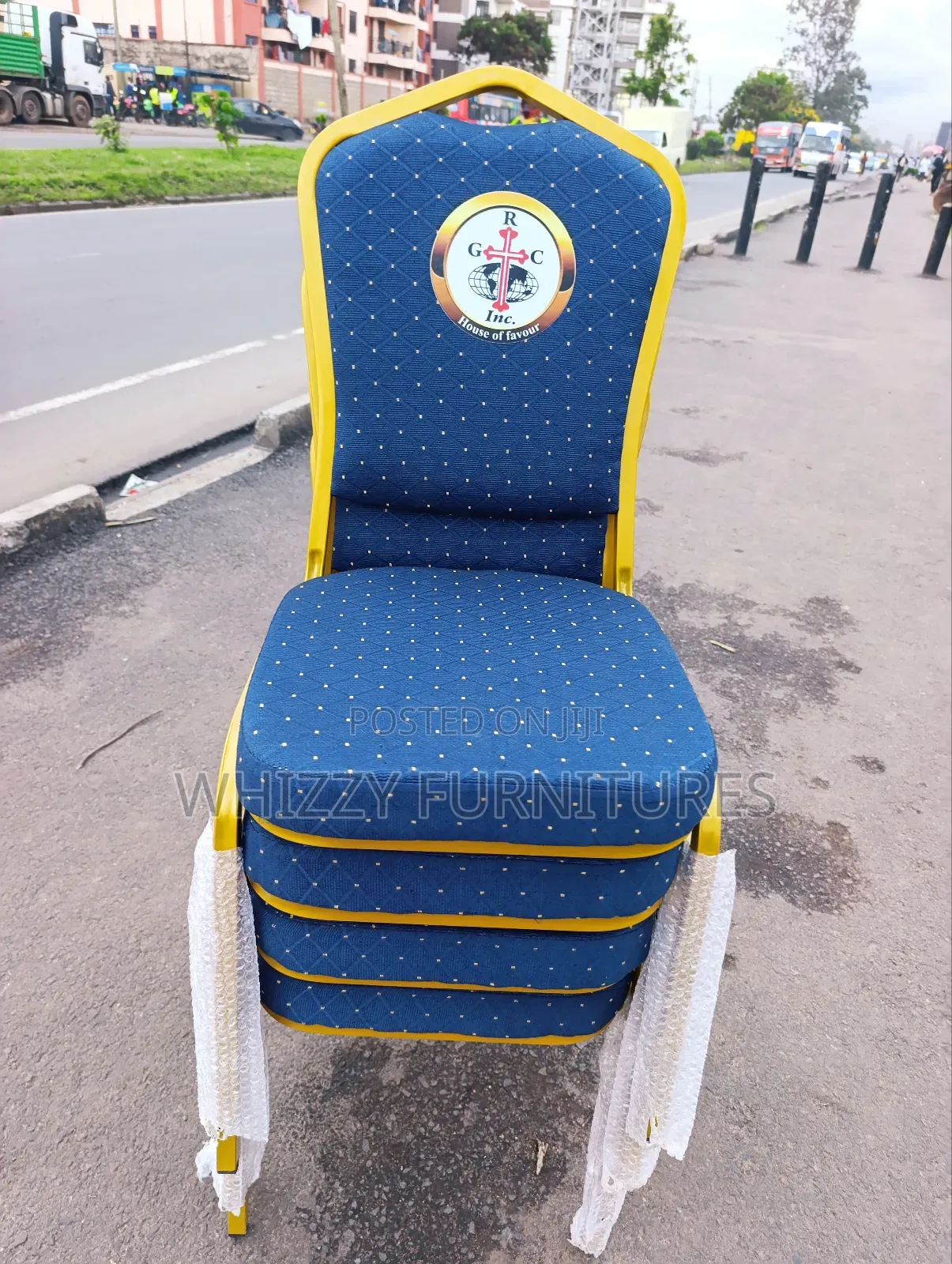 New Conference Chairs Conference Blue Chairs (Heavy Duty