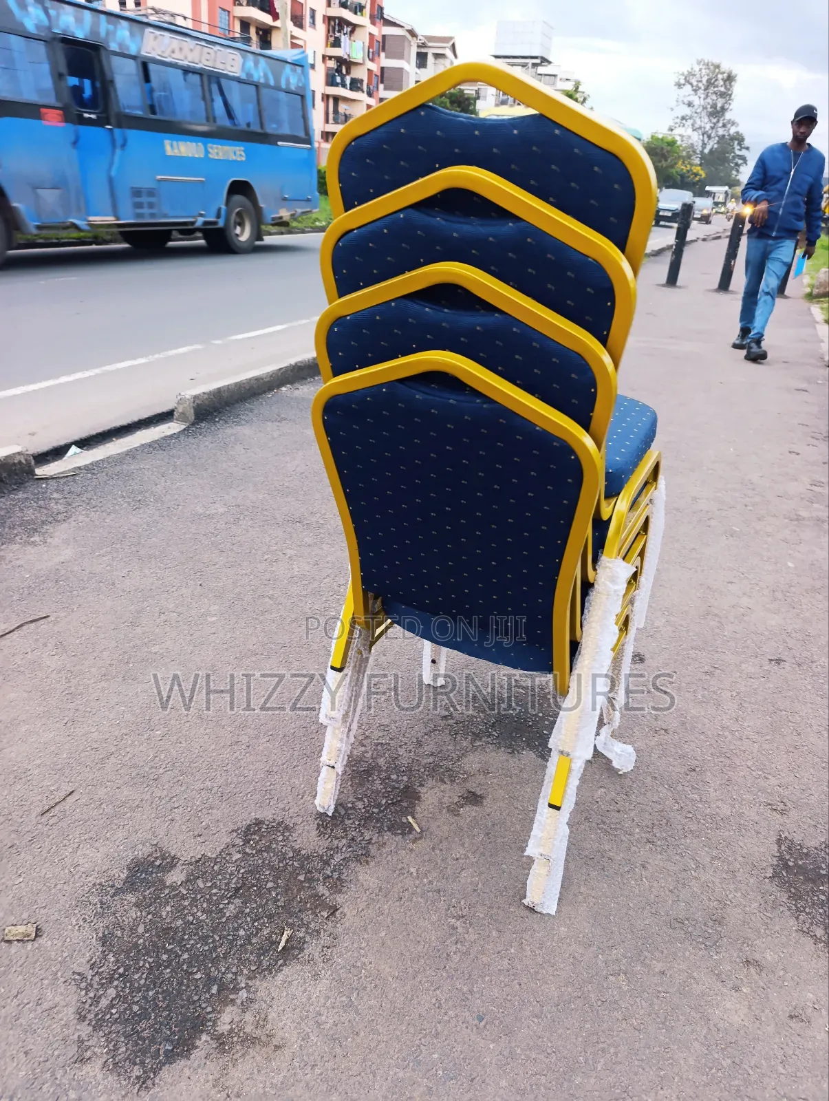 New Conference Chairs Conference Blue Chairs (Heavy Duty