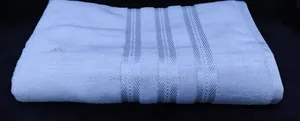High End White His Large Towels