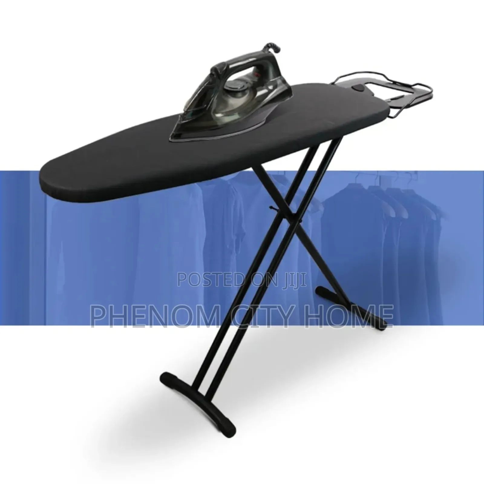 Black Quality Metallic Ironing Board