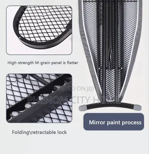 Black Quality Metallic Ironing Board