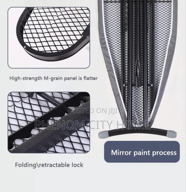 Black Quality Metallic Ironing Board - thumbnail 4