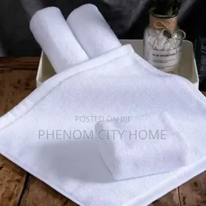 White Cotton Face Towels