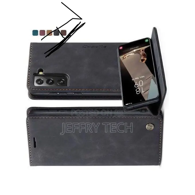 Caseme Samsung Galaxy S21 Fe 5g(6.4 Inches) , Texture Retro Pu Leathe