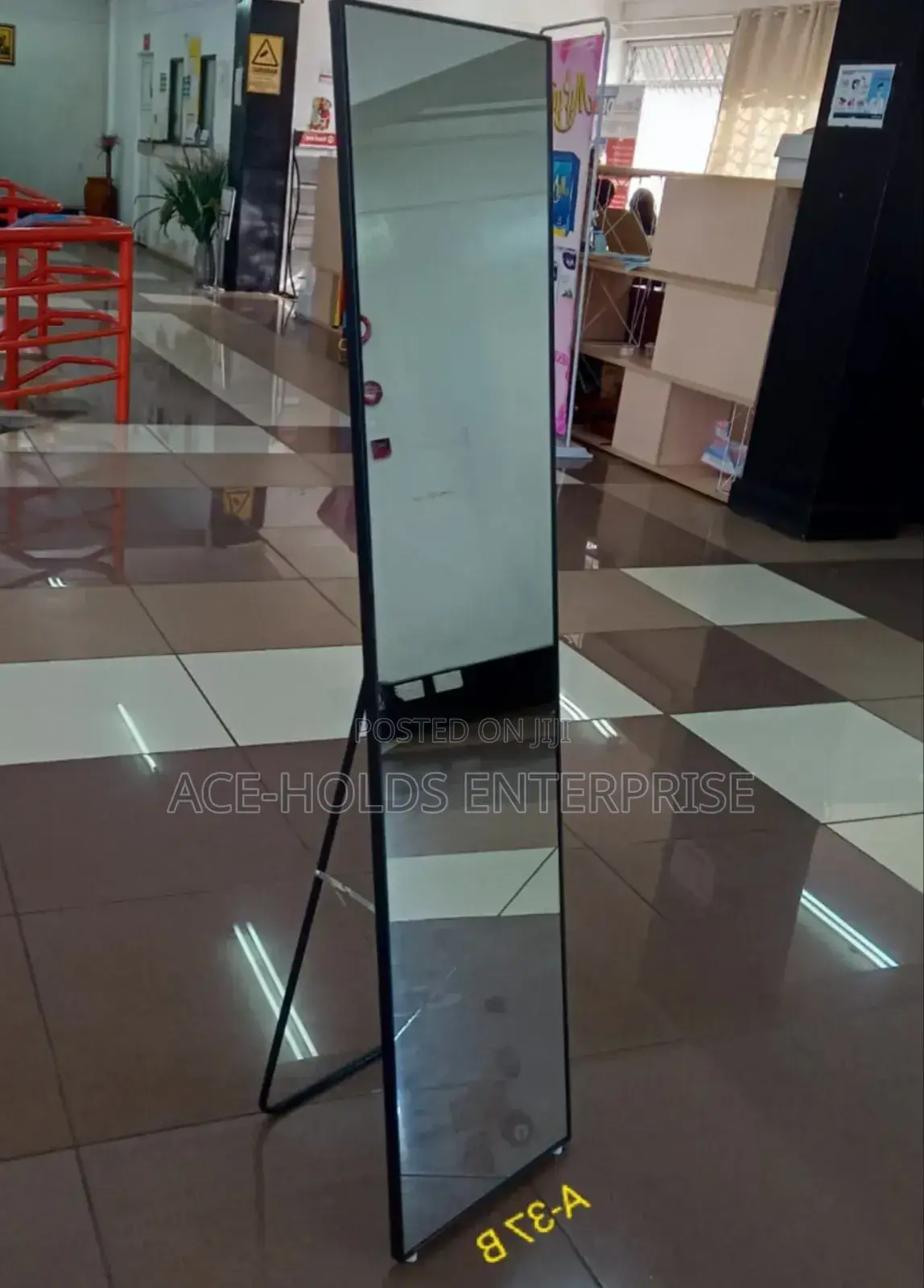 Black Framed Grooming Dressing Mirror