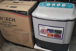 Unitech 7.5kgs - Twintub Top Load Semi-Automatic Washing Machine