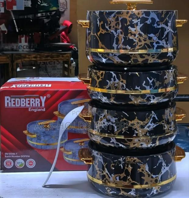 1500ml, 1800ml, 2400ml 3000ml Redberry Hotpots - 4pcs