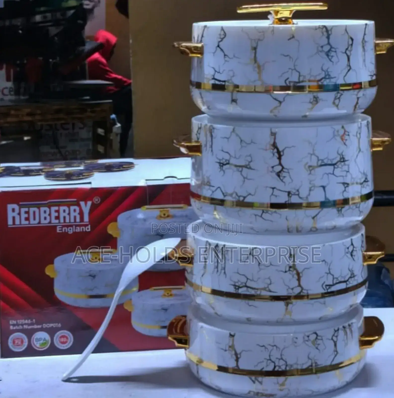 4-Piece Redberry Infinite Hotpot Containers – Keep Your Food Hot