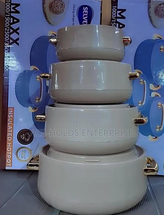 1000ml, 1500ml, 2500ml 3500ml Selvel Maxx Food Storage Hotpots