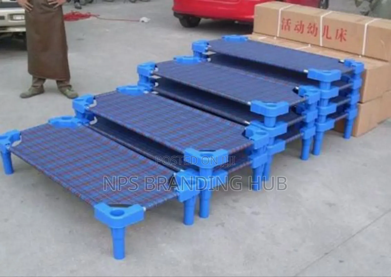 Stackable Kindergarten Special Nursery Lunch Break Bed 150*58*26cm Cn