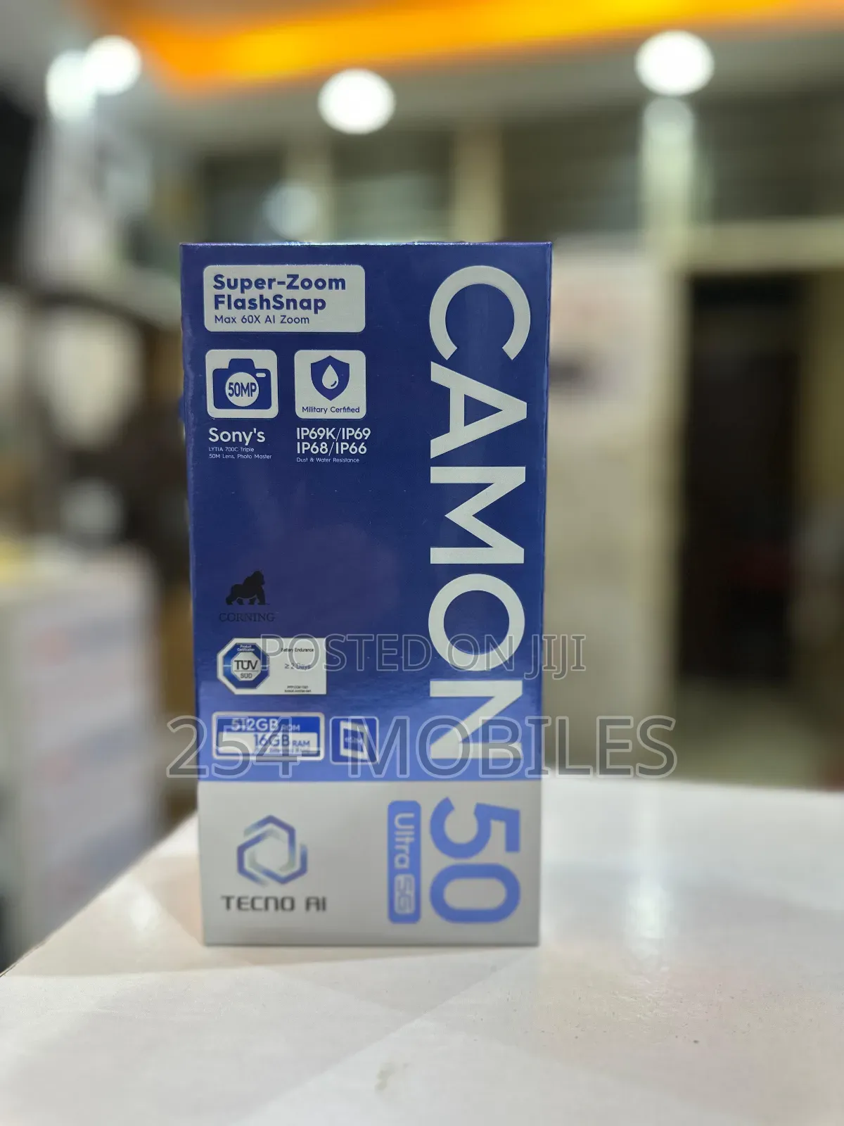 New Tecno Camon 50 Pro 256 GB Black