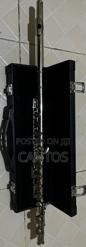 Silver-Colored Flute With Case – Good Condition – London Engraved