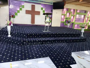 Dark Blue Executive 4m Wide Wall to Wall Floor Decor Altar Carpets