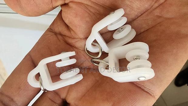 White Silent Drapery Curtain Rail Runners