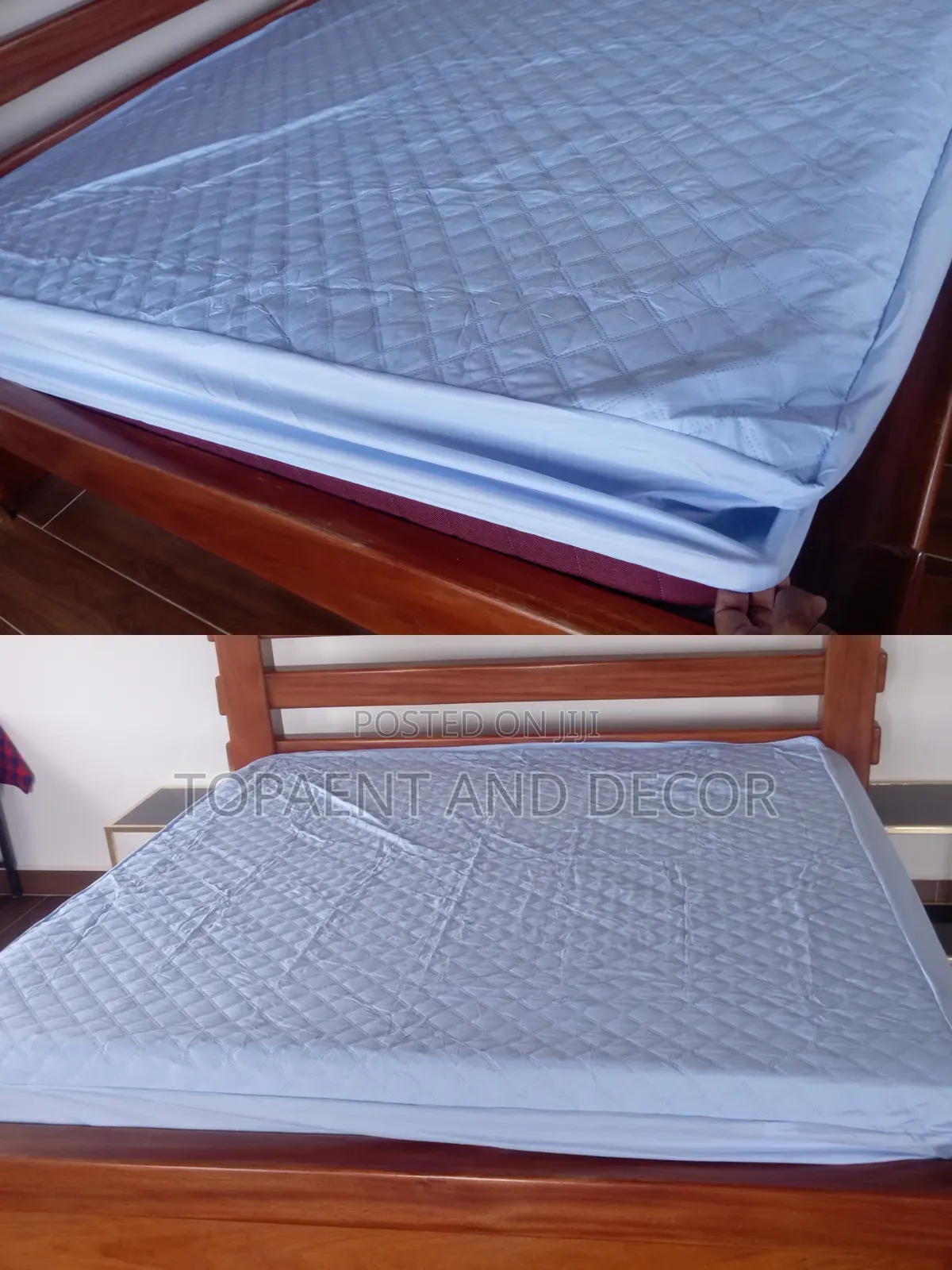 Sky Blue 4x6 Bed Waterproof Fitted Mattress Covers