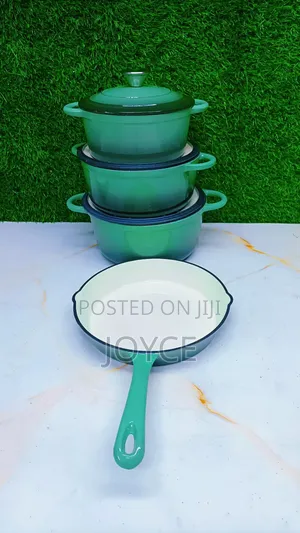 7 PCS Enameled Cast Iron Cookware Set