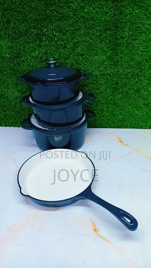 7 PCS Enameled Cast Iron Cookware Set