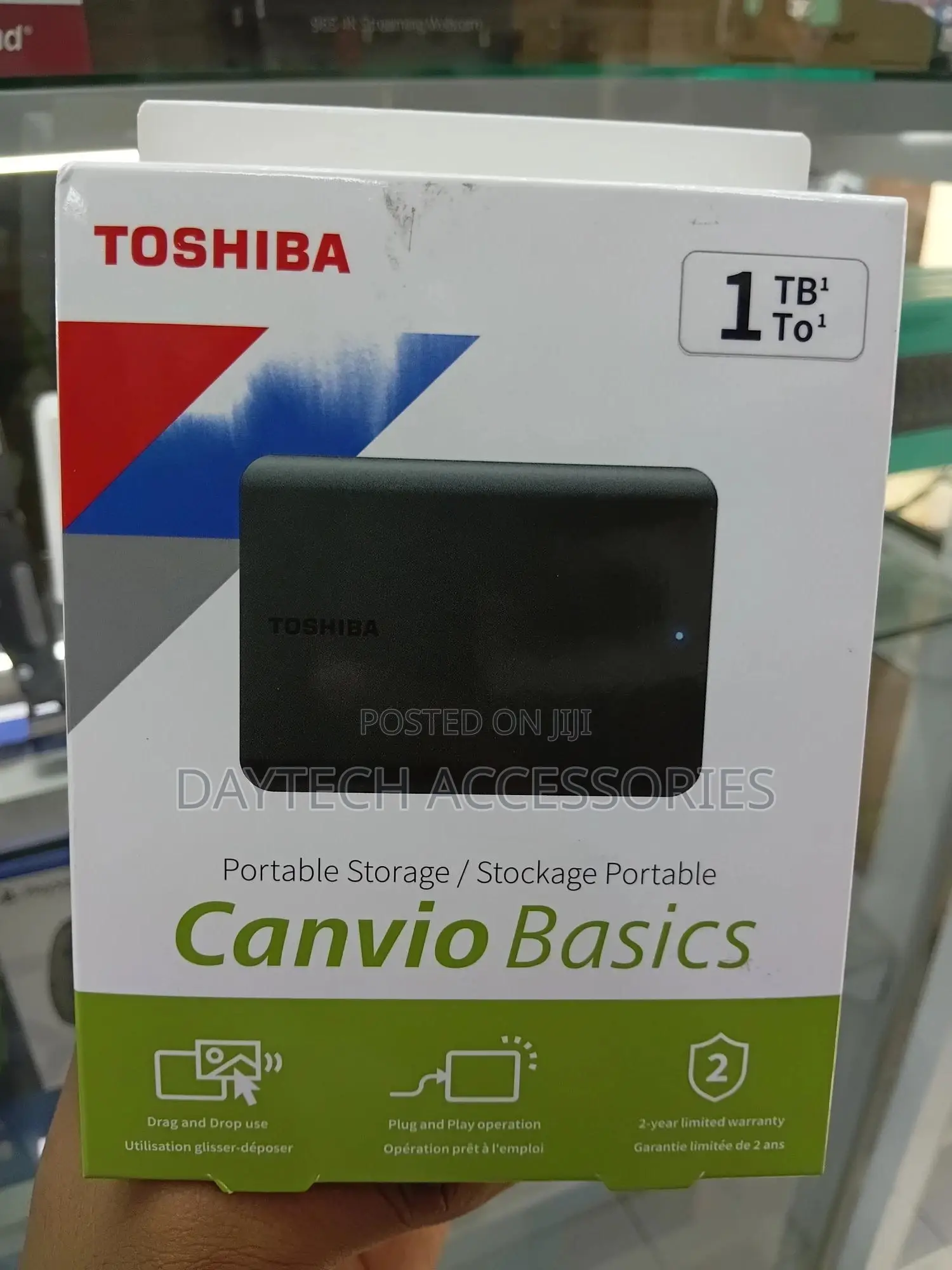 Toshiba Canvio Basics 1tb (1000gb) Usb 3.0 External Hard Drive - Black