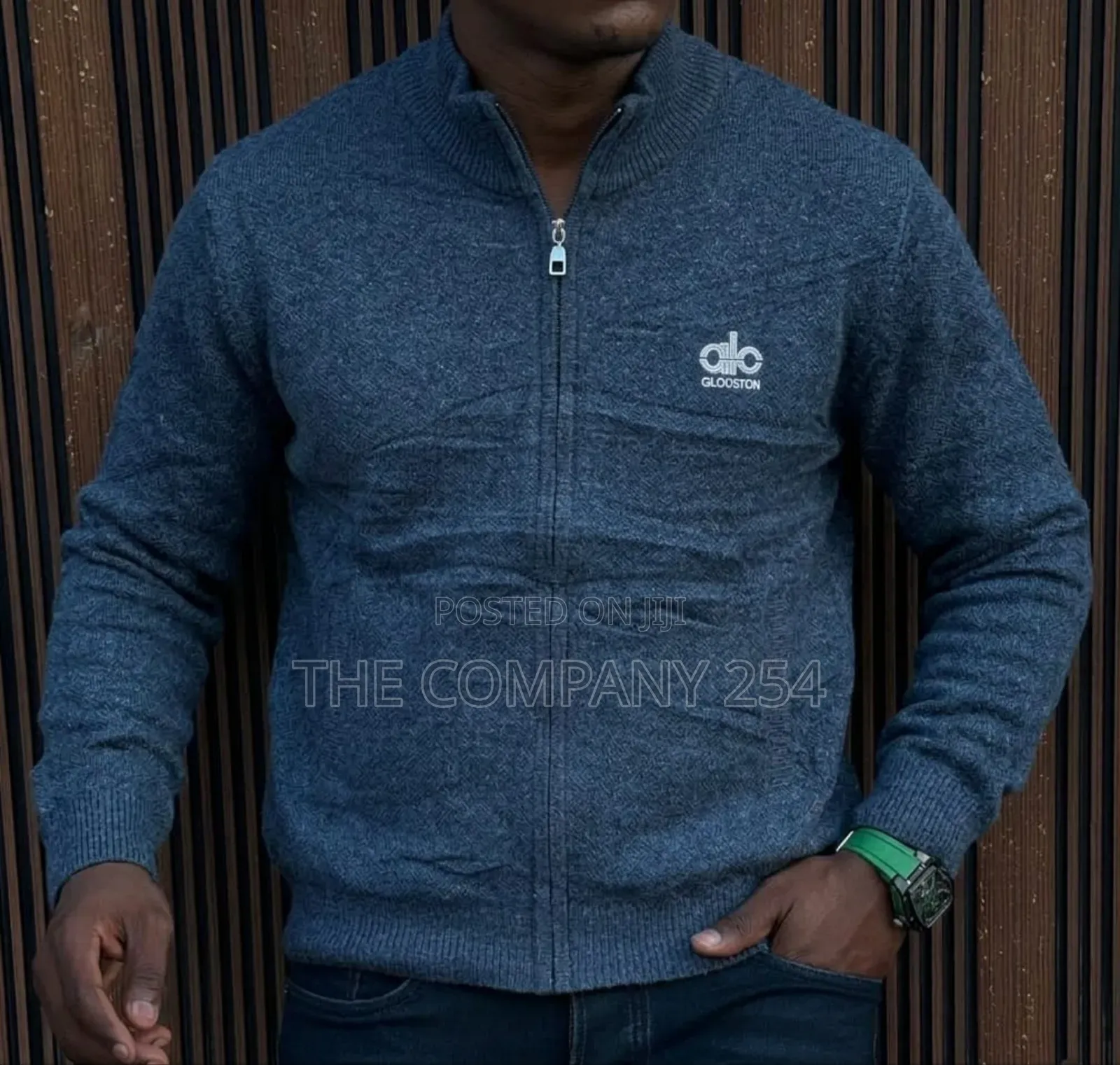Quality Wollen Men Zipper Office Casual All Weather Sweater