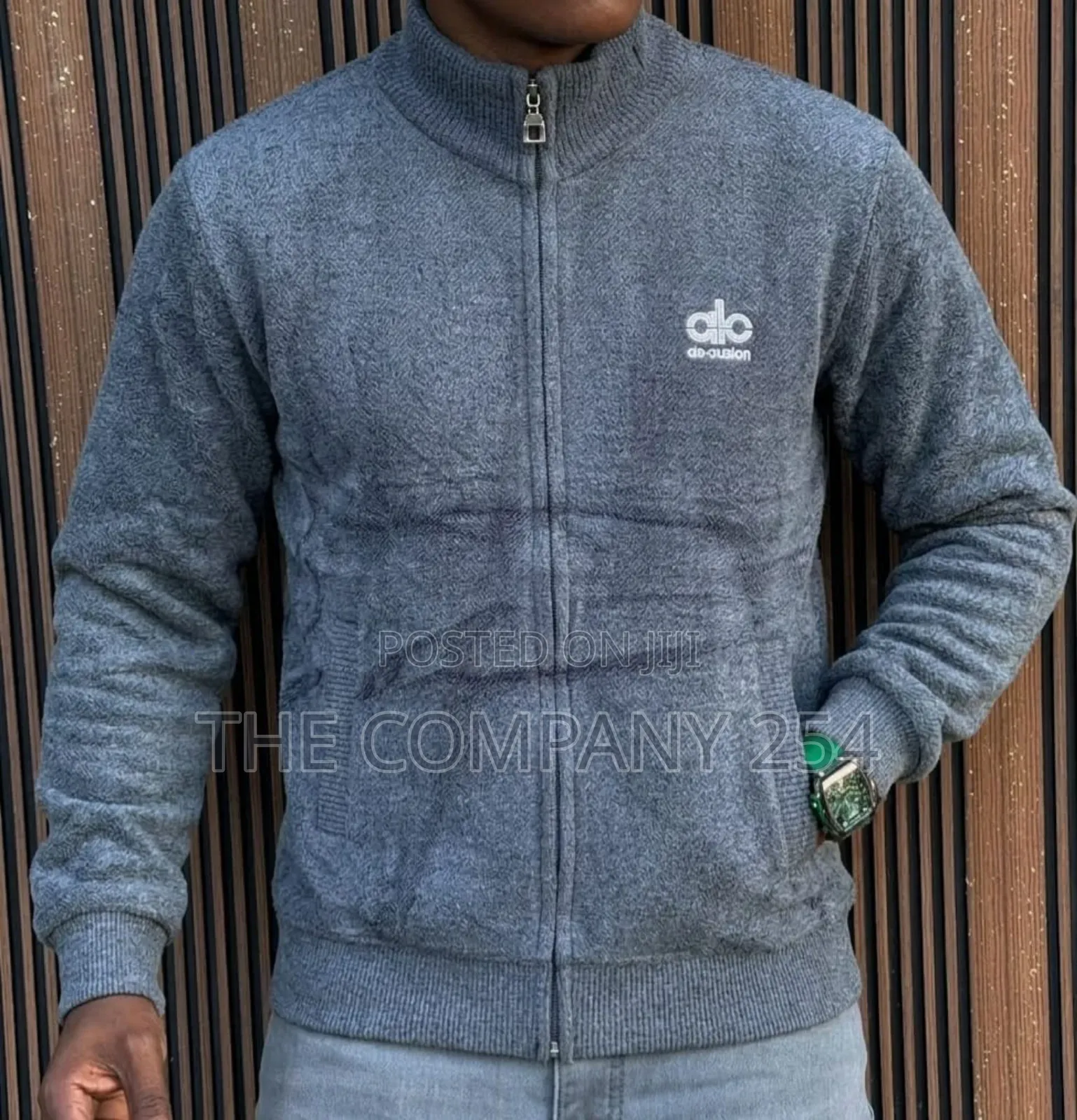 Quality Wollen Men Zipper Office Casual All Weather Sweater
