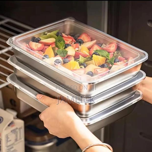 2 PCS Fresh Lock Airtight Food Storage Containers - Av