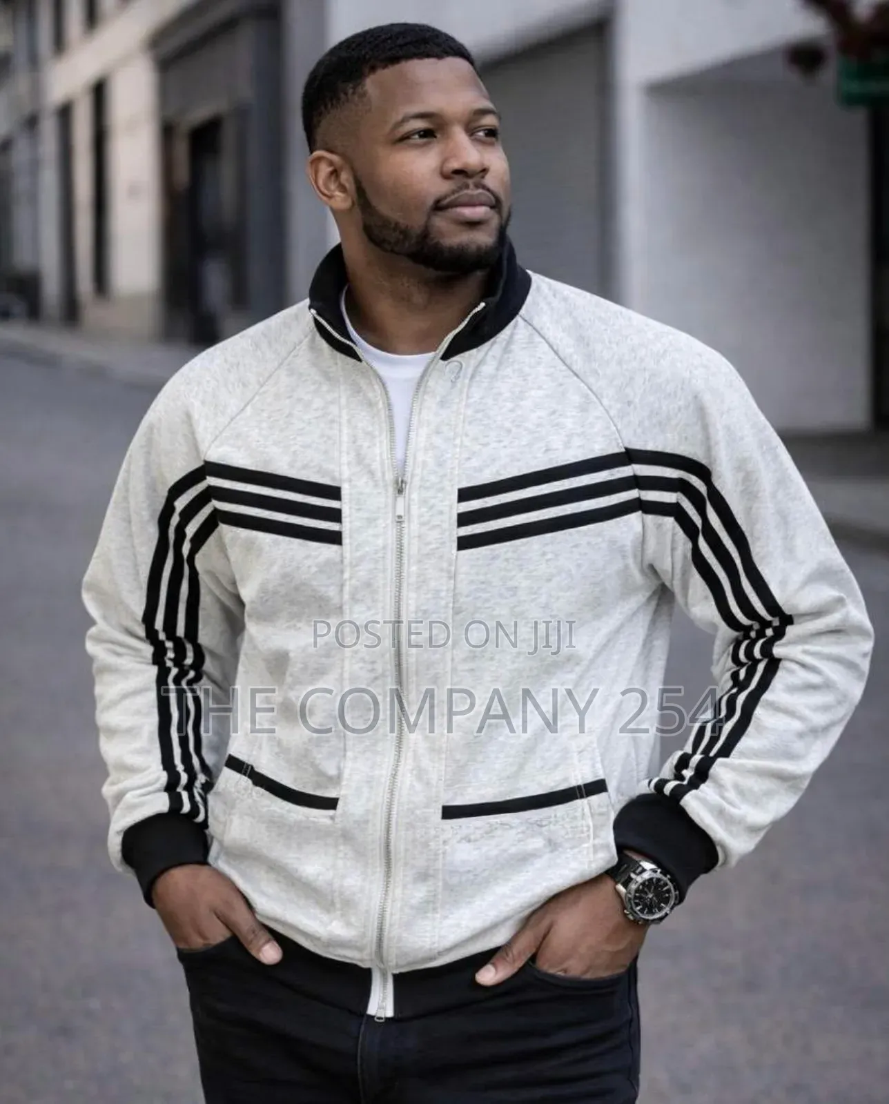 Quality Casual Designer All Weather Zipper Adidas Warm Sweater