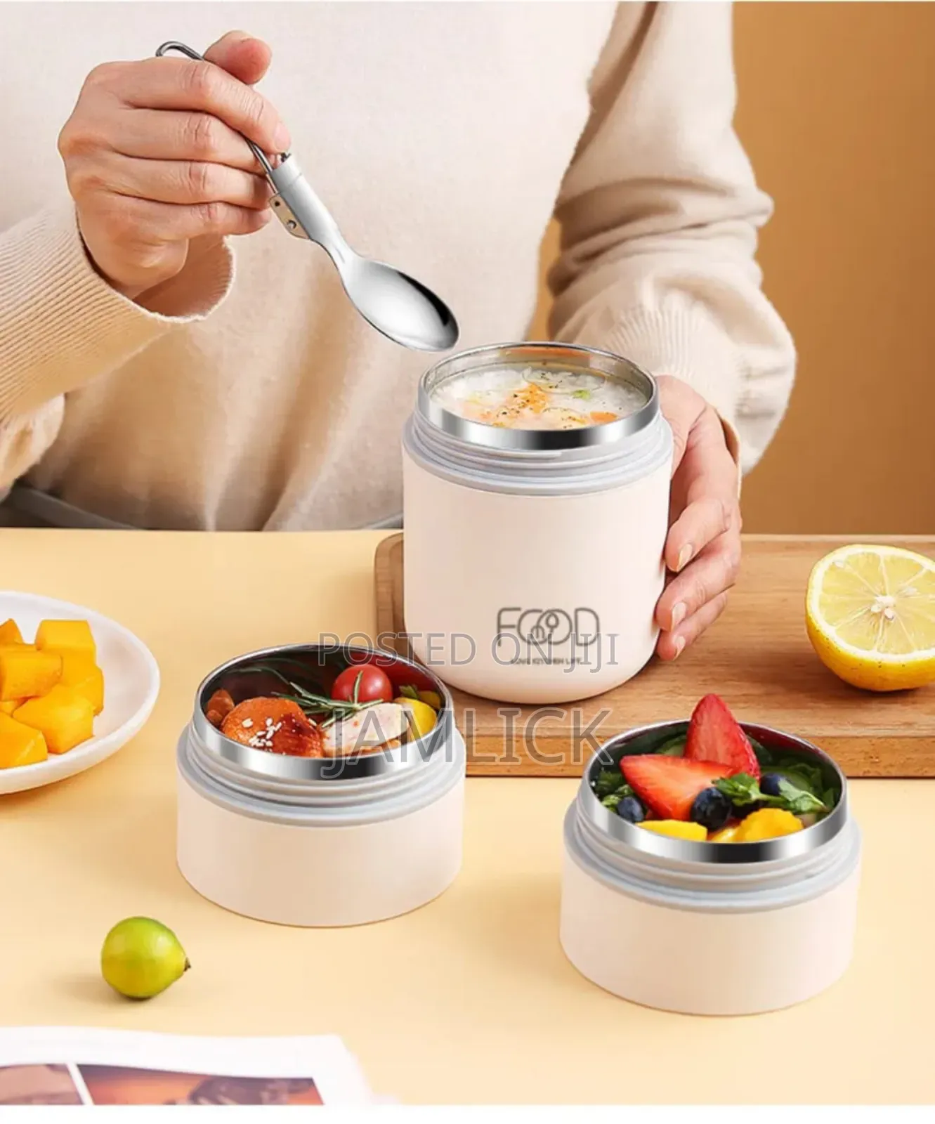 Insulated Lunch Box Set With Bag - Av
