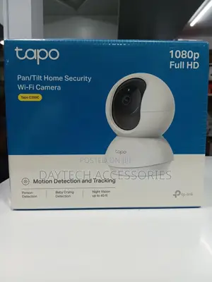 Tp Link Tapo C200c Pan Tilt Home Security Wi-Fi Camera - White