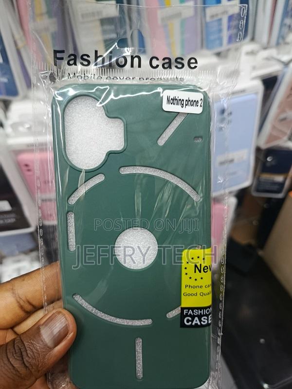 Dark Green Candy Silicone Case Y Designed for the Nothing Phone 2.
